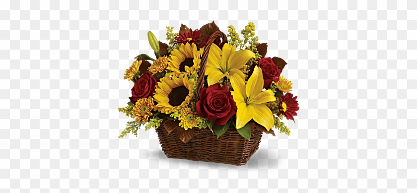 Sunny Day - Teleflora Golden Days Basket #1235207