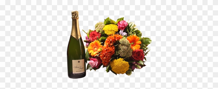 Bouquet With Champagne - Interflora #1235305