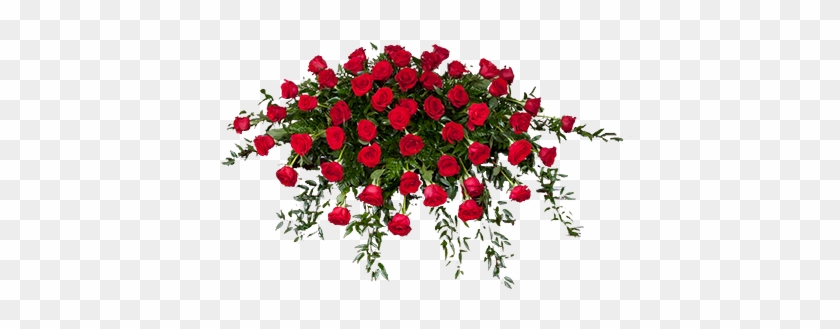 Red Rose Casket Spray - Red Rose Flower Sprays With Transparent Backgounds #1235375