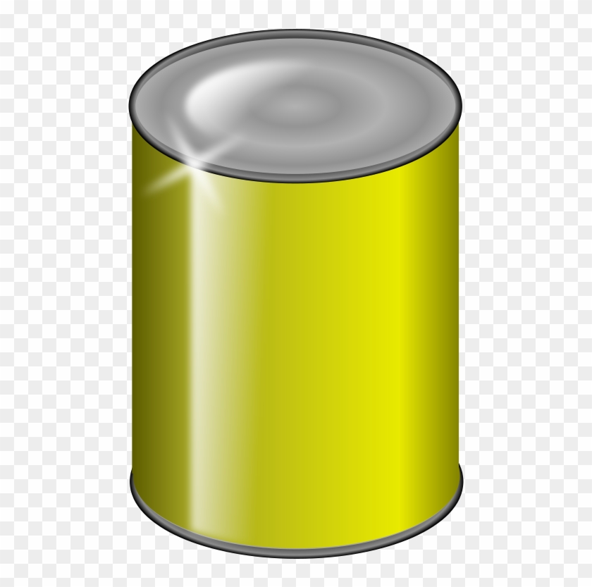 Free Yellow Can - Yellow Can Clipart #1235392