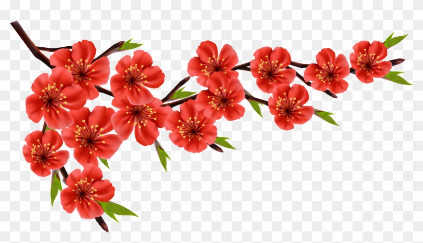 Flower Red Euclidean Vector Stock Photography - Flowers Red Vector Png #1235400
