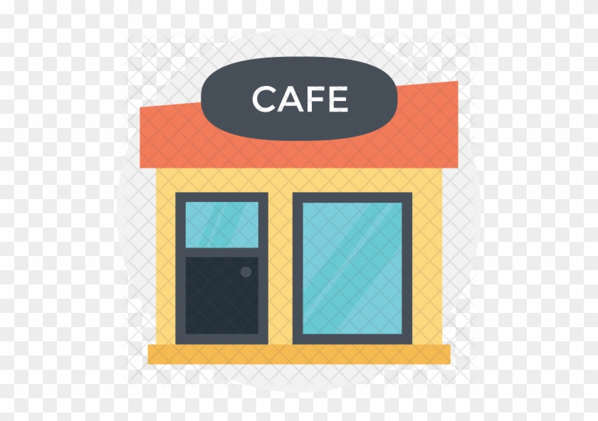 Cafe Icon - Canteen Building Icon Png #1235477