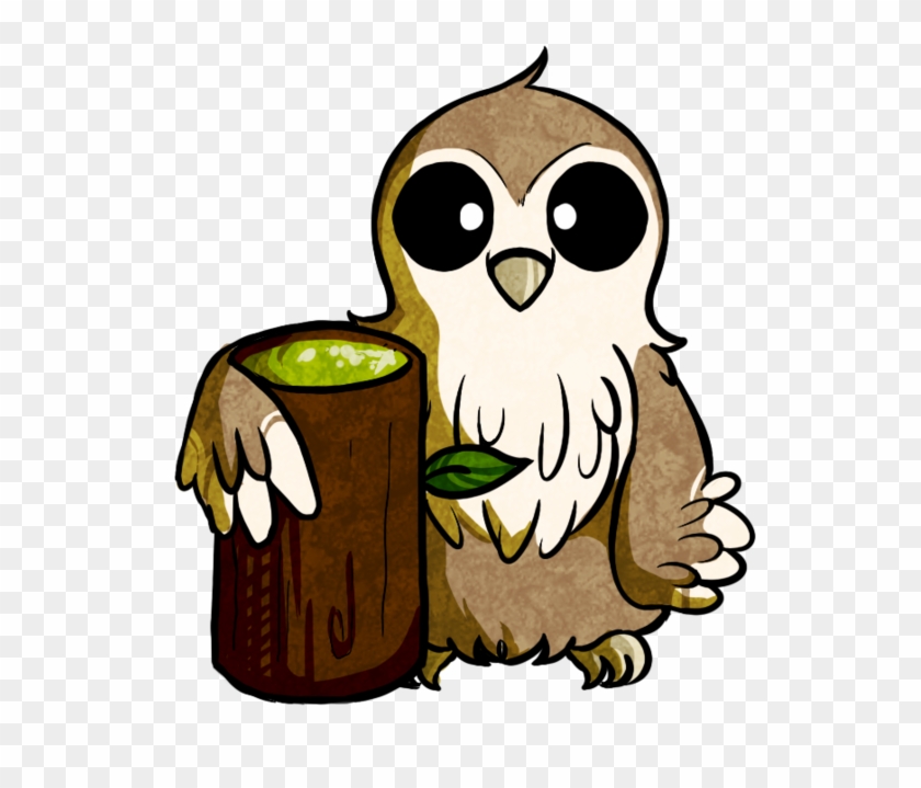 Little Owl With A Beer By Vishnya-azraq - Cartoon #1235564