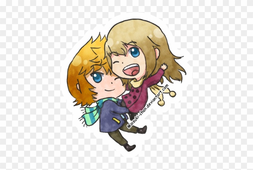 Chibi Roxas And Namine By Maisuki-chan - Roxas #1235576