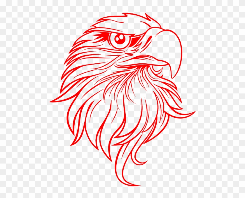 Eagle Hart Clip Art At Clker - Eagle Head Vector Png #1235660