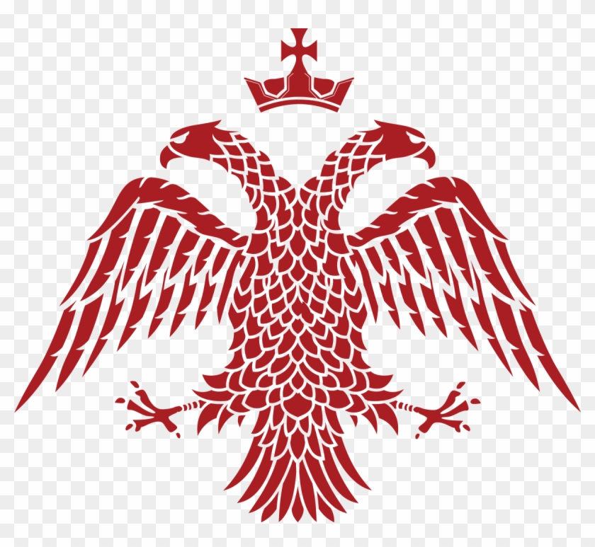 Byzantine Eagle Flag Wall Art #1235672