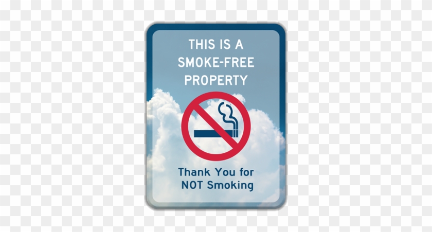 Sf2 This Is A Smoke-free Property - Private Propery-private Road- Keep Out 12'x18 Inch #1235721