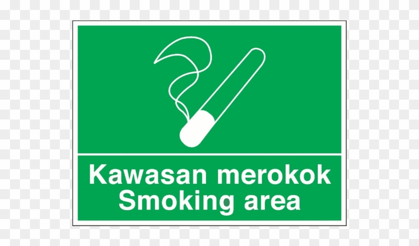 Smoking Area - Smoking Area Sign #1235733