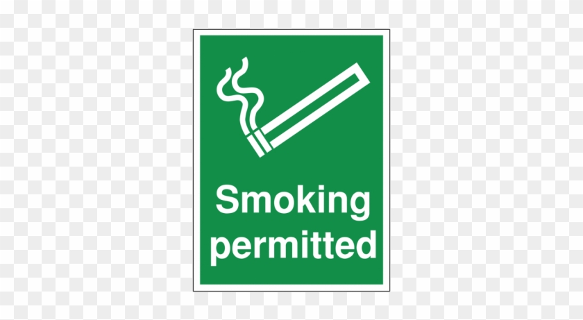 Construction Signs - Smoking Permitted - 600x450mm Smoking Area Outdoor Sign #1235737