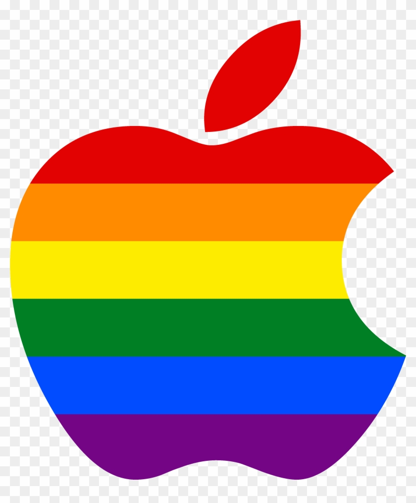 Apple Logo, Lgbt, S, Flickr, Photo Sharing - Gay Pride Apple Logo #1235817
