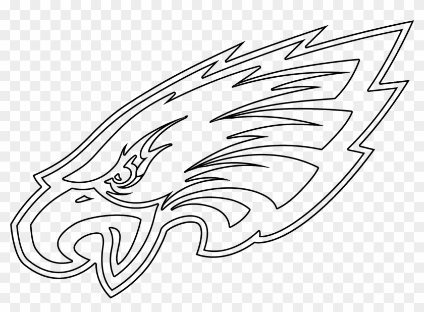 Philadelphia Eagles Logo Png Transparent & Svg Vector - Philadelphia Eagles Logo Outline #1235836