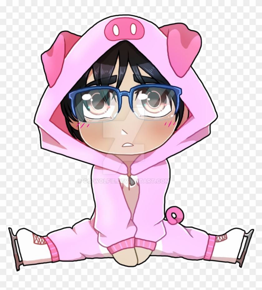 Yuri Chibi Onesie By Cc-wolfie - Chibi In A Onesie #1236064