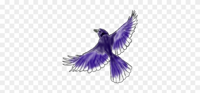 Bird Flying By Yecaro - Purple Bird Flying Png #1236174