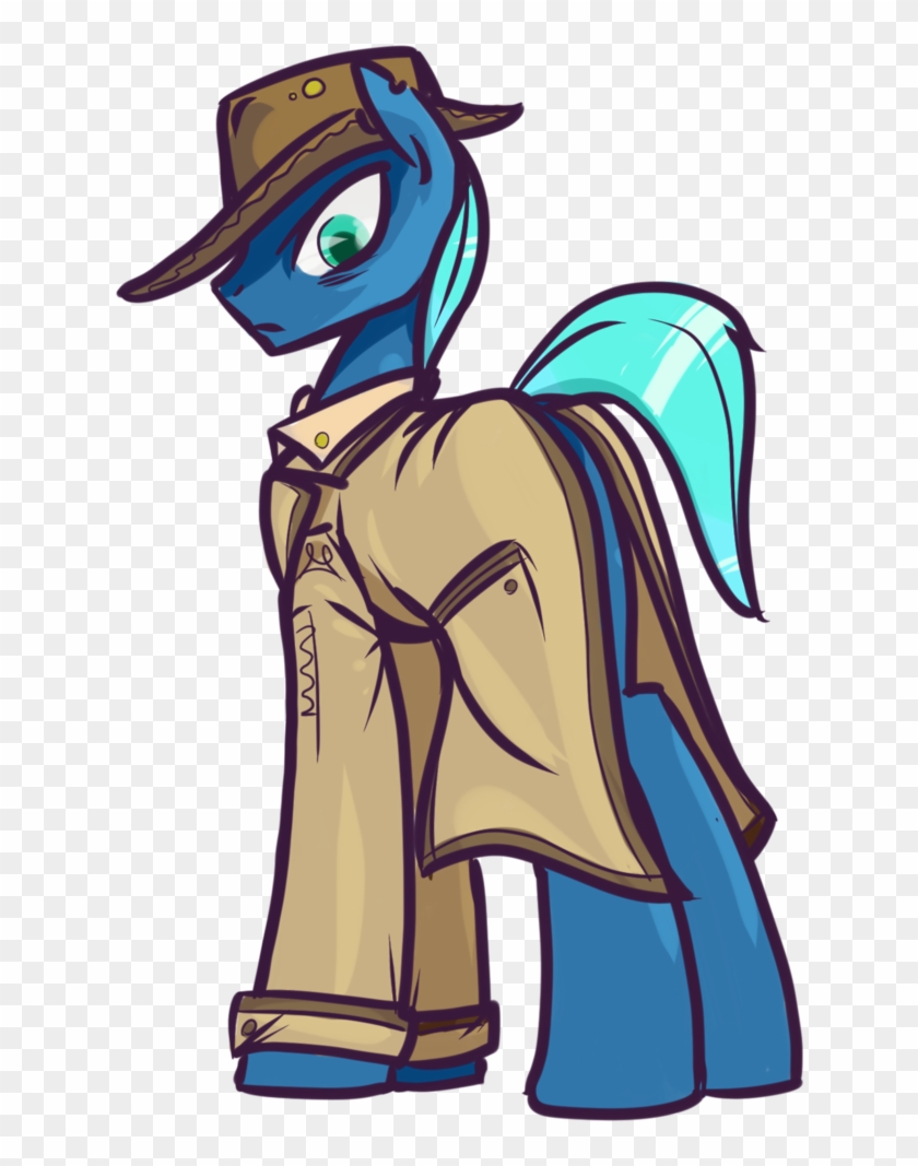 Inlucidreverie, Clothes, Coat, Fallout Equestria, Fedora, - Cartoon #1236225