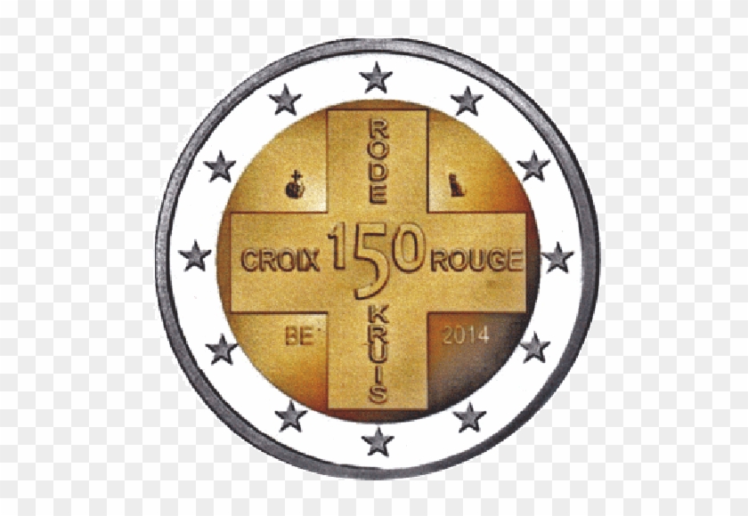 2 Euro Skm Belgien, Rotes Kreuz In Coin-card - Zeal College Of Engineering Pune Logo #1236226