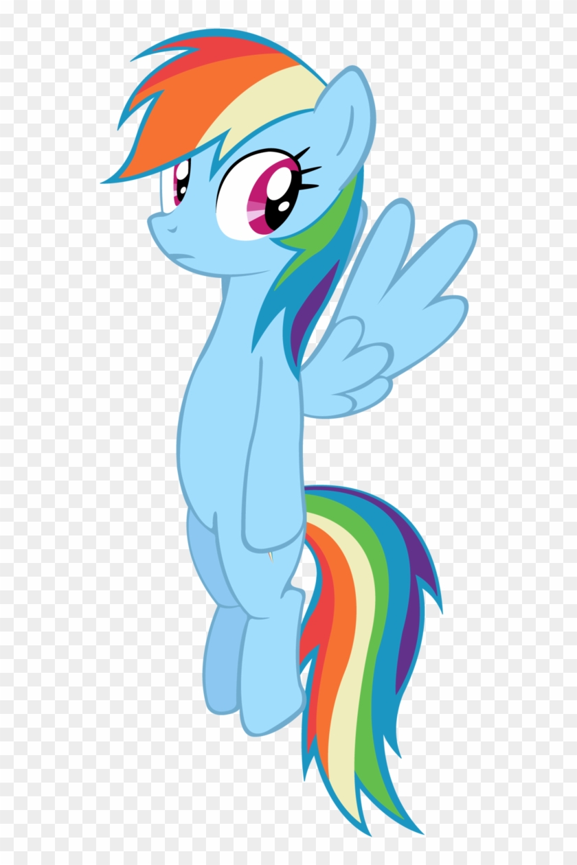 Rainbow Dash Funny Pose Vector By Masterrottweiler - Mlp Rainbow Dash Happy #1236239