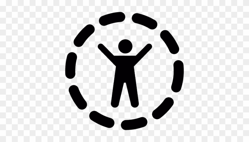 Person With Arms Outstretched Vector - Icon #1236242