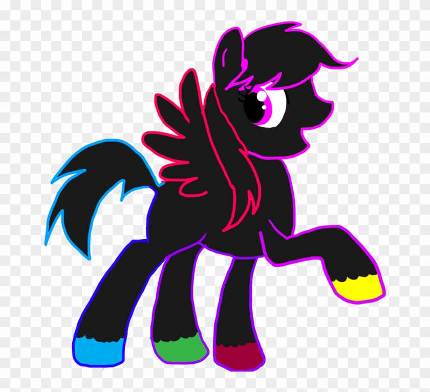 Neon Pegasus By Sweetchiomlp - Neon Pegasus #1236246