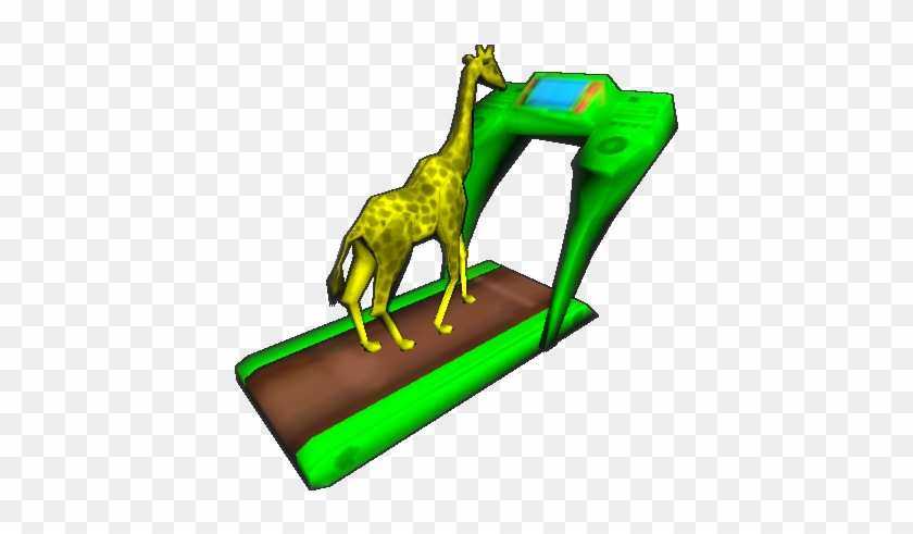 Giraffe On Treadmill - Giraffe On Treadmill #1236264