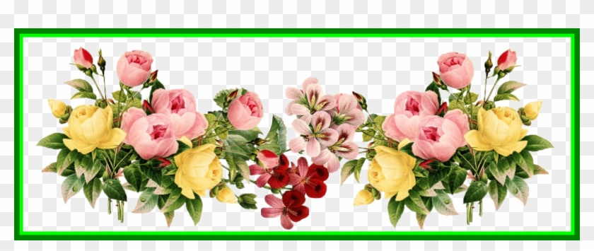 Appealing Vintage U Etikette Und Picture Of Rose Flower - Flowers With Transparent Background #1236364