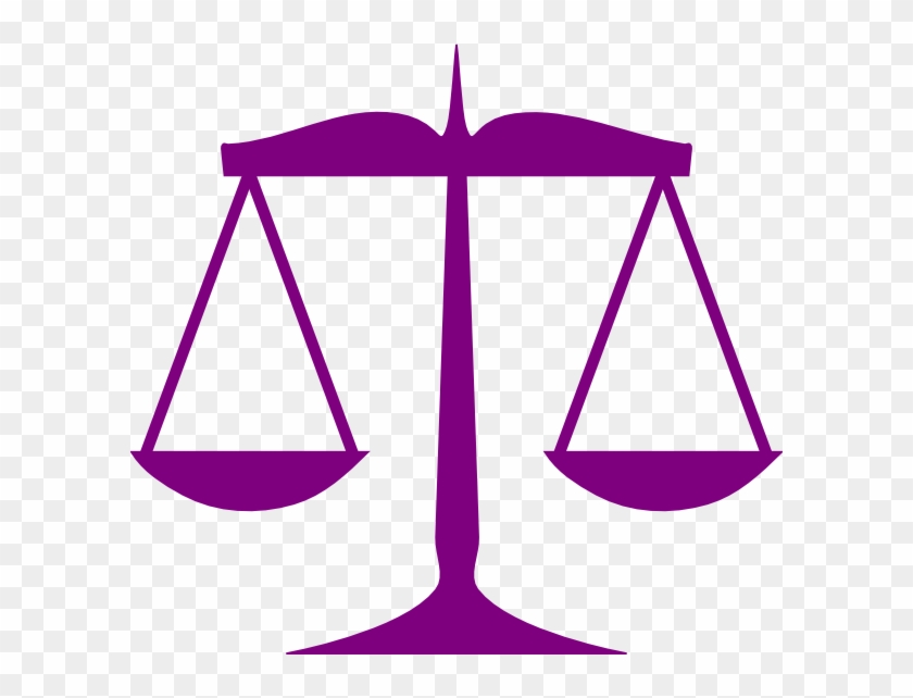 Scales Of Justice Clip Art #1236508