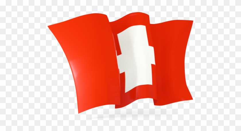 Swiss Flag Waving Png #1236563