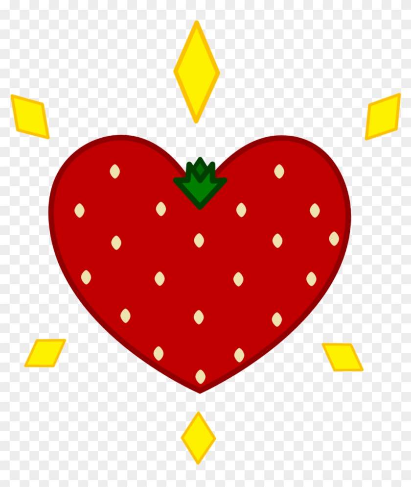 Strawberry - Mlp Cutie Mark Strawberry #1236753