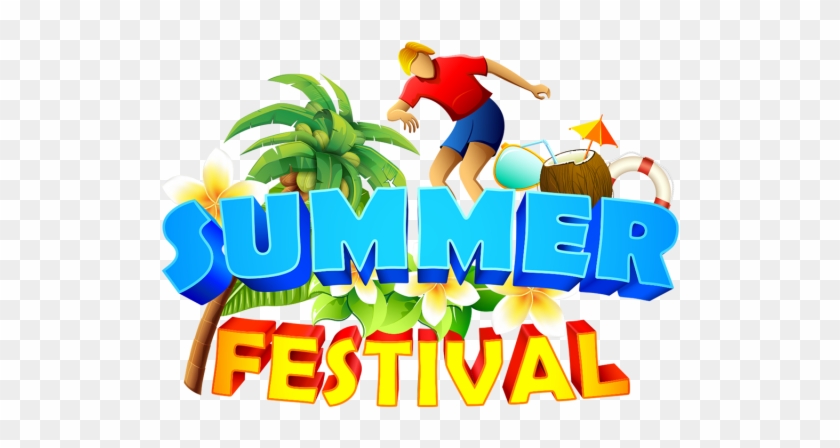 Summer Festival With Summer Elements, Summer, Beach, - Psd #1236856