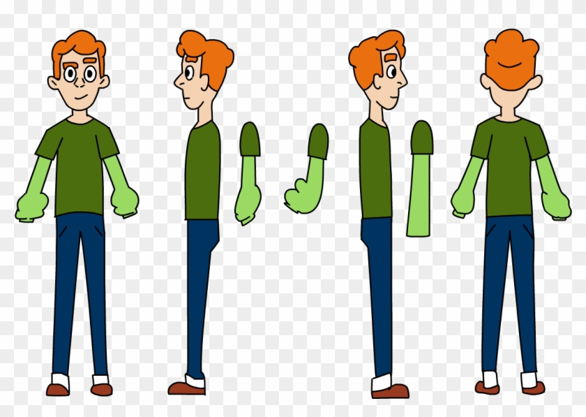 Character Turnarounds Made For Multiple Animation Projects - Cartoon - Free  Transparent PNG Clipart Images Download