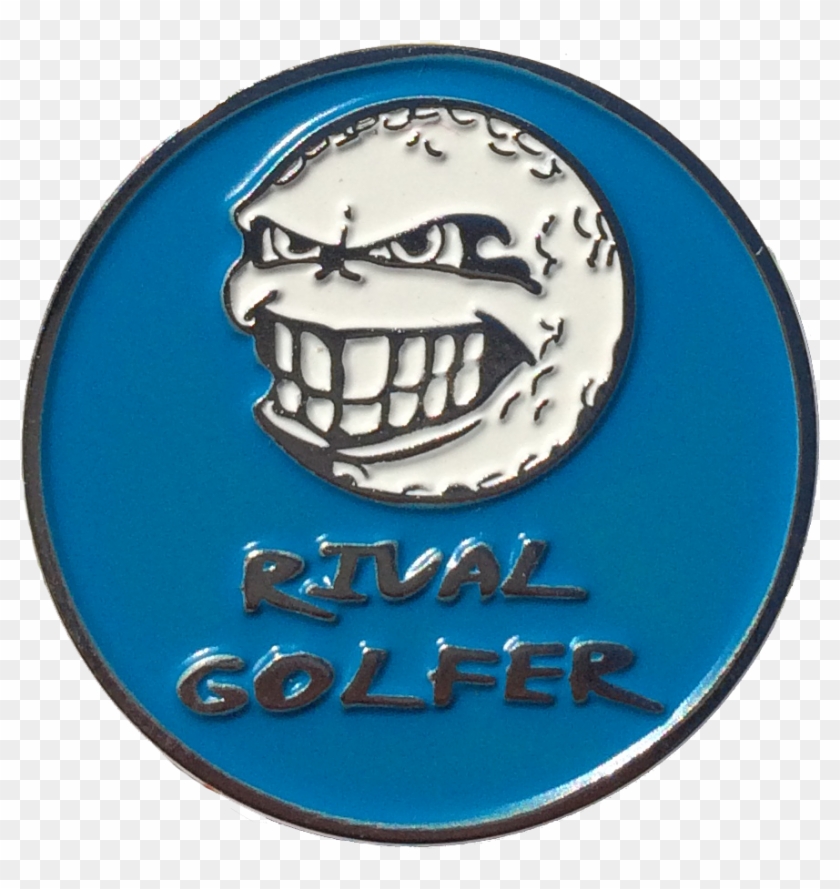 'electric Blue' Golf Ball Marker Rival Golfer - Badge #1237059