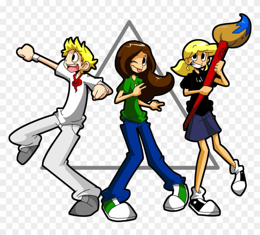 Triangle Of Friends By S0s2 - Cartoon #1237074