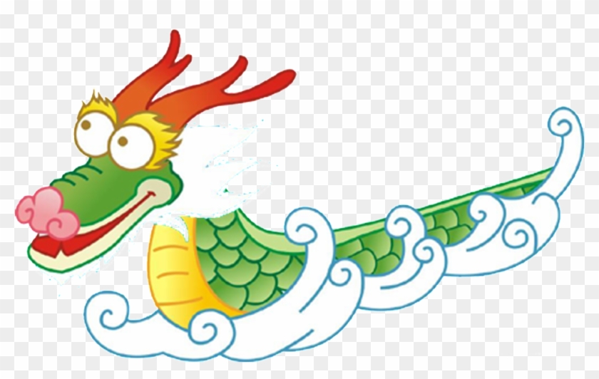 Dragon Boat Festival Cartoon Dragon Boat High Definition - Dragon Boat Festival Gif #1237092
