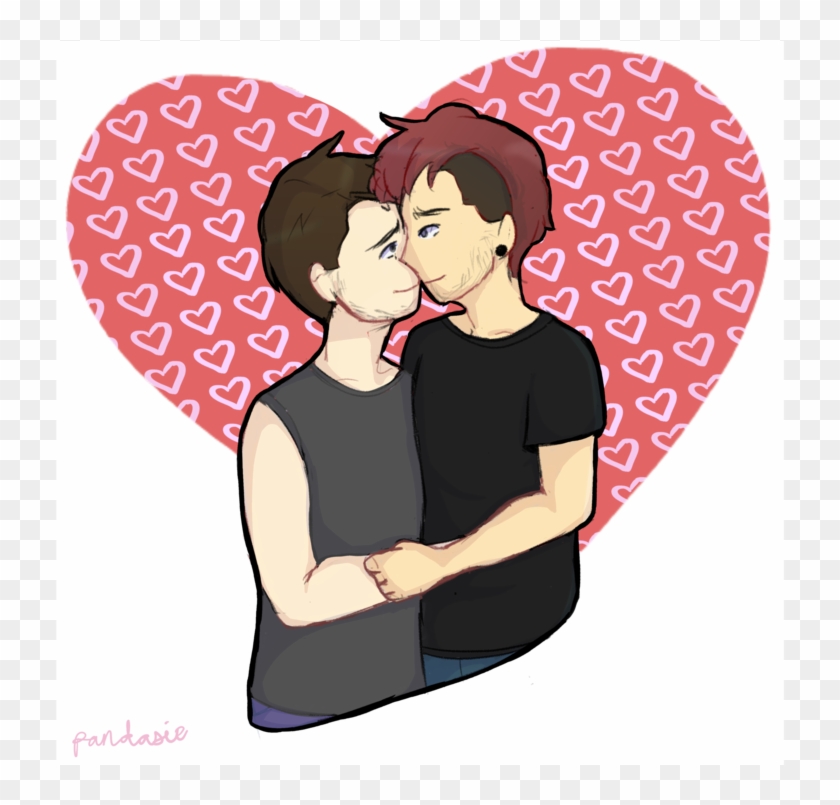 Joshler By Charaderp - Joshler Kissing Art #1237219