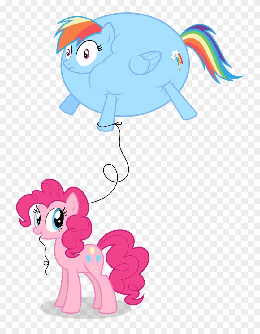 Mypaintedmelody, Balloon Pony, Inflation, Pinkie Pie, - Cartoon #1237402