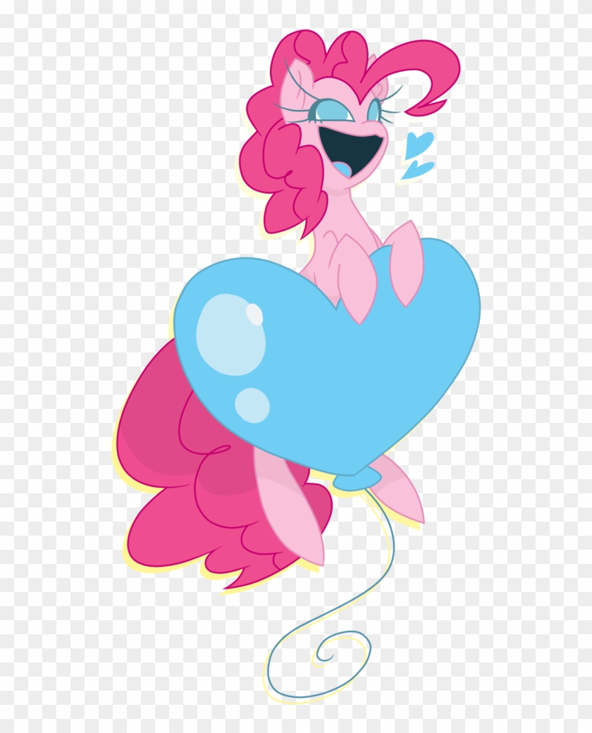 Miss Zi Zi, Balloon, Happy, Heart Balloon, Pinkie Pie, - Cartoon #1237406