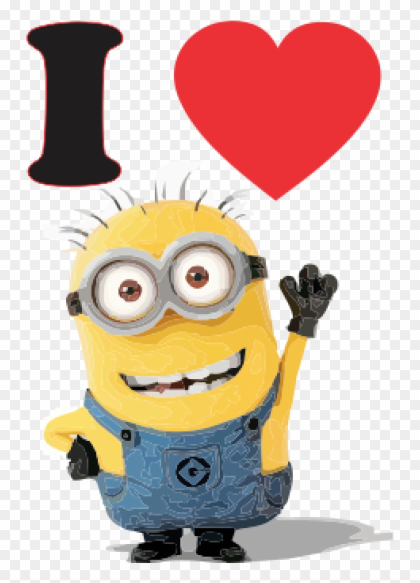 Minions Language I Love You Download - Happy New Year 2018 Minions Gif -  Free Transparent PNG Clipart Images Download