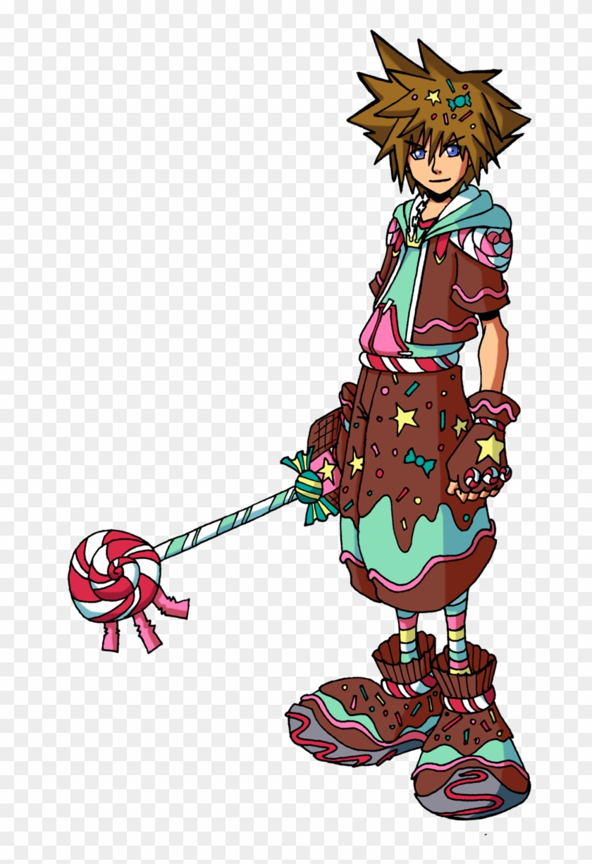 Sora's Sugar Rush Outfit By Lankysandwich - Kingdom Hearts Sora Outfits #1237510