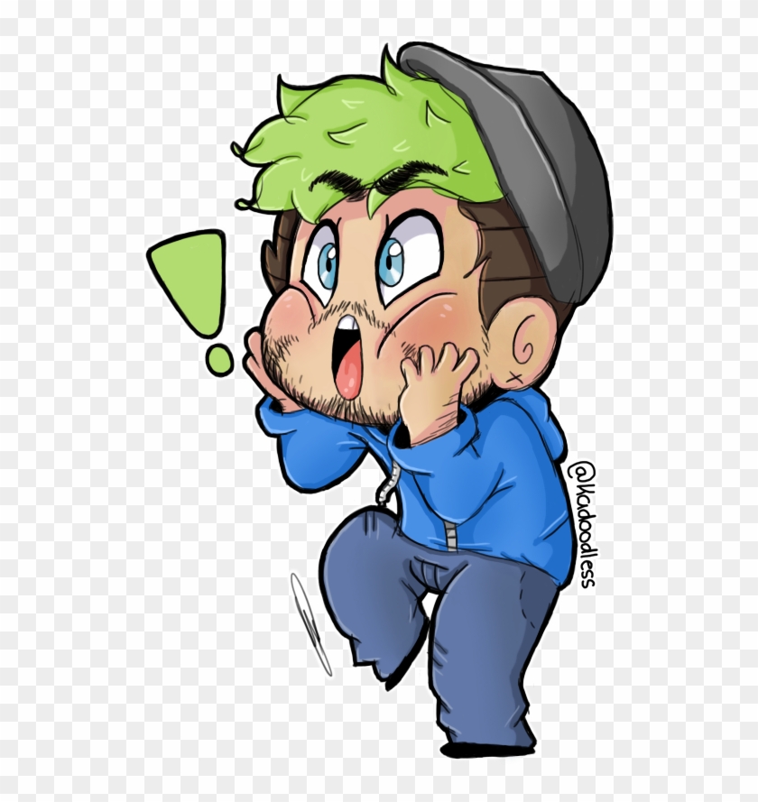 Surprised Jackaboy By Kadoodless - Jacksepticeye Fan Art #1237748