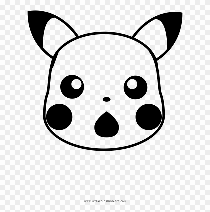 Pikachu Surprised Coloring Page - Imagenes De Enojo Para Dibujar - Free  Transparent PNG Clipart Images Download