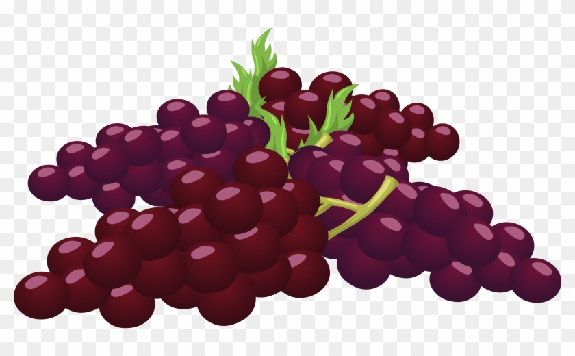 Violet Clipart Bunch Grape - Bunch Of Grapes Clipart #1237828