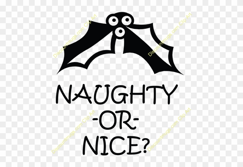 Clipart 12231 Naughty Or Nice Mugs T Shirts - Kids Against Hunger #1237877