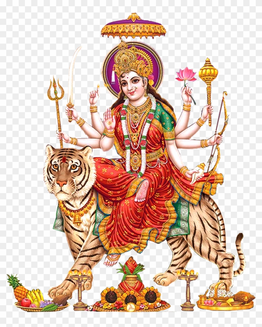 Png Images Of Indian Gods Telugu Vijayadashami Wishes - Maa Durga Images Png #1237928
