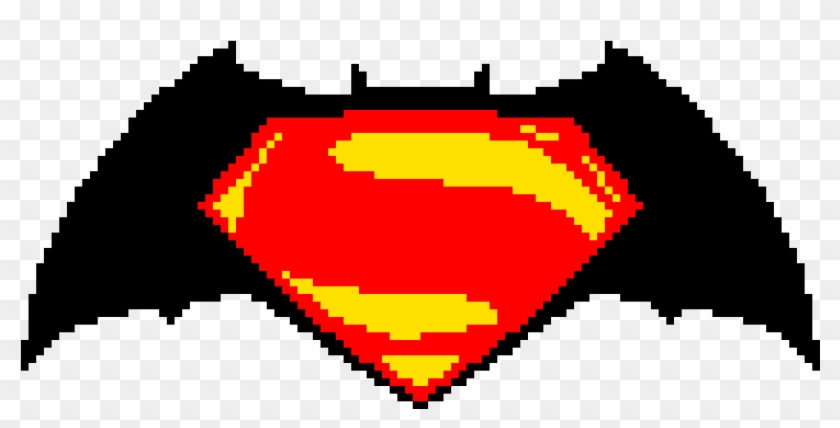 Pixilart Batman Vs Superman Logo By Daniel2003 Rh Pixilart - Logo Batman Y Superman #1238016