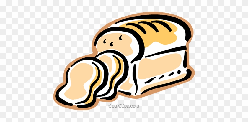 Loaf Of Bread Royalty Free Vector Clip Art Illustration - Bread Free Clipart #1238147