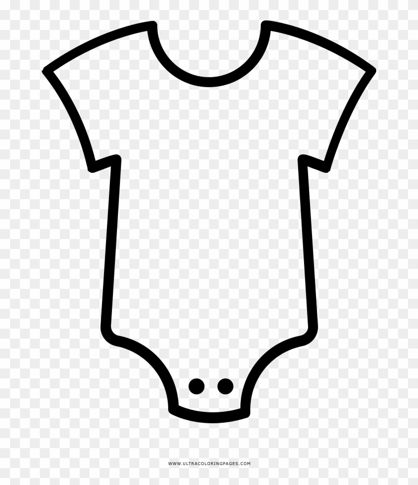 Baby Clothes Coloring Page - Ausmalbild Hose T Shirt #1238229