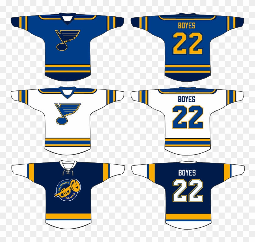 St Louis Blues Vintage Jersey Concept #1238257