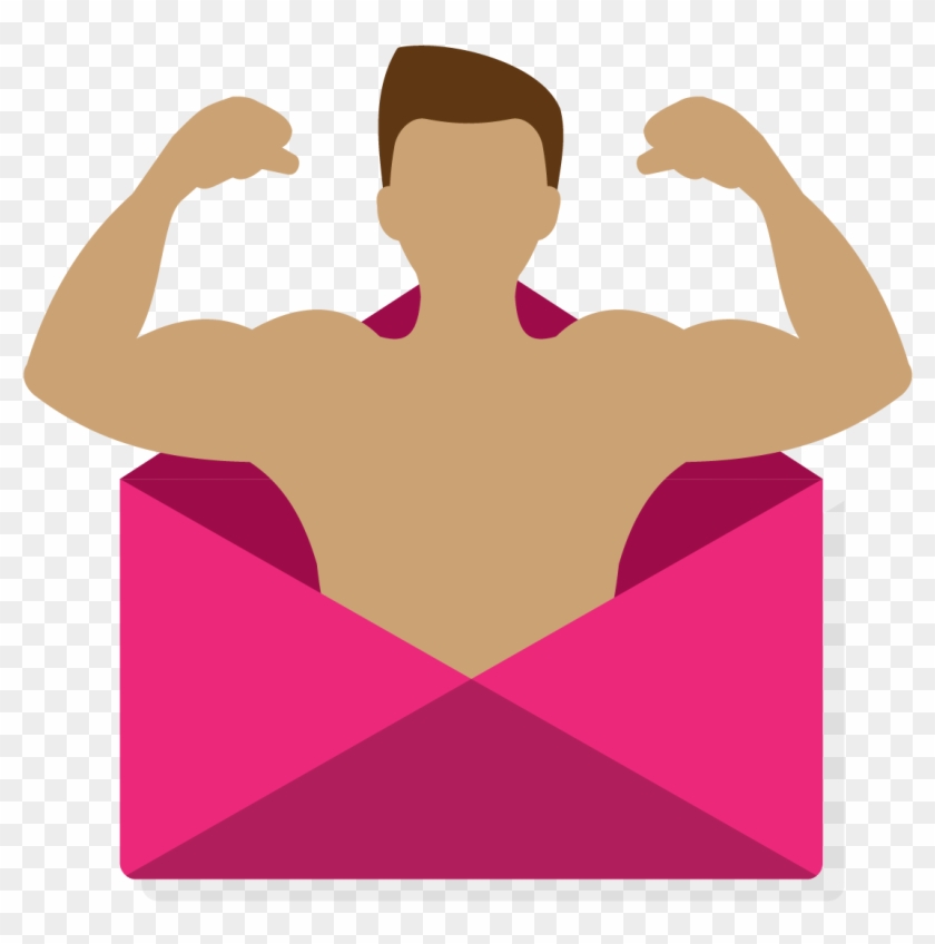 Emailing Your List Muscle - Illustration #1238273