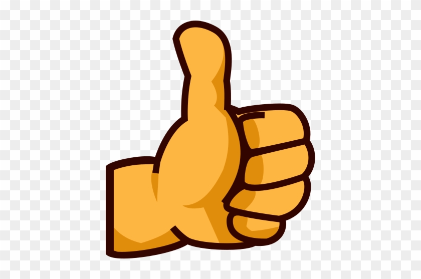 Thumb Signal Emoji Human Skin Color Clip Art - Thumbs Up Sign Emoji #1238298