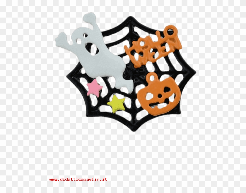 Come Un Leader Di Marca Spilla Unisex 4cm Brooch Di - Cheap Women Brooches Halloween Devil Kin Ghost Cobweb #1238323