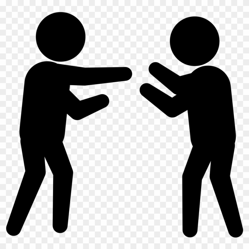 Criminal Fighting With A Person Comments - People Fighting Icon #1238354